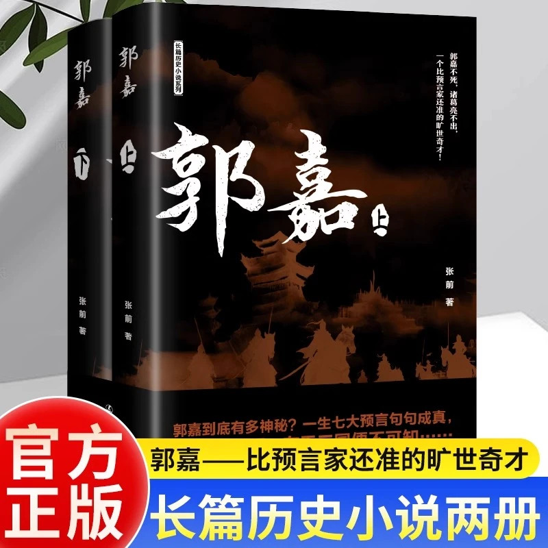 全套2册 郭嘉上下册长篇历史小说系列 张前 著  汉末三国鬼才