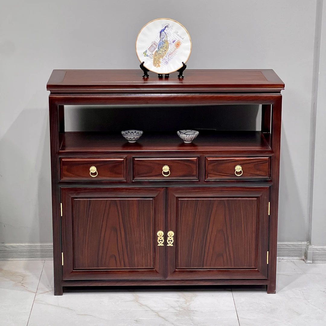 黑酸枝玄关柜餐边柜茶水柜 长86宽32高度82