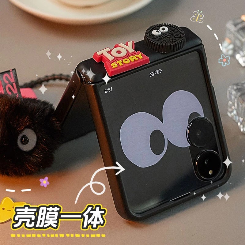 适用小米mixflip手机壳新款可爱卡通壳膜一体全包防摔折叠保护壳