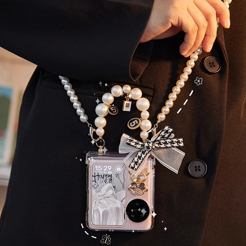 适用oppofindn3flip手机壳zflip5折叠vivoxflip保护壳p50pocket女