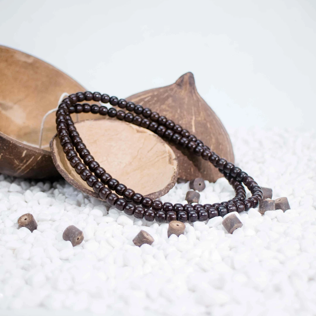 老龚带你玩-76老型108手串原生态印尼椰蒂