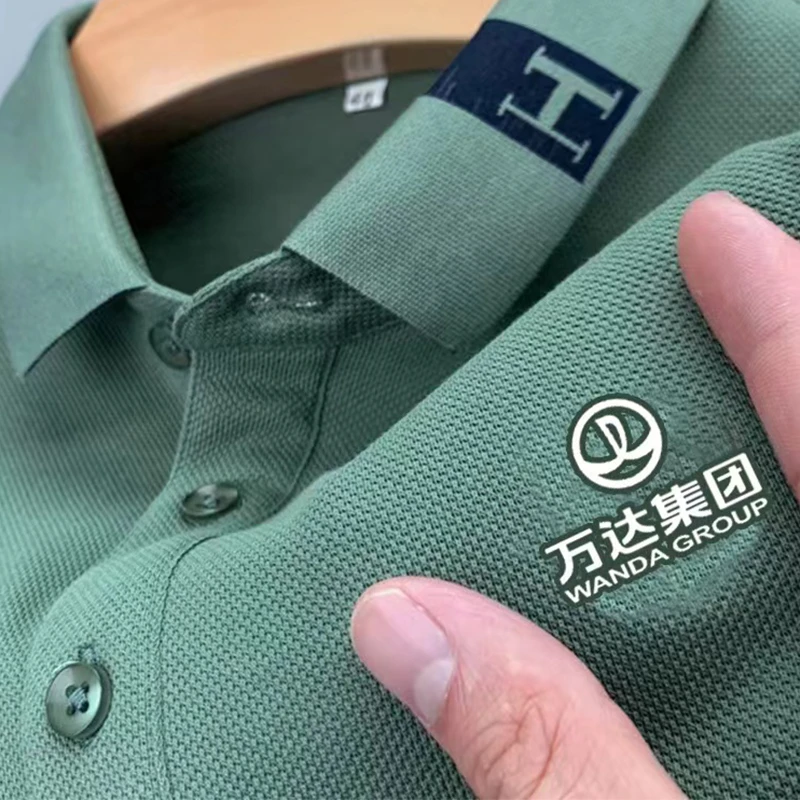 polo衫定制工作服2861企业团体服印logo夏季男女翻领短袖t恤3329