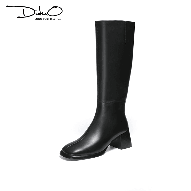 迪朵·Diduo【猎奢系列】 切尔西骑士长靴#D3D716D1B05