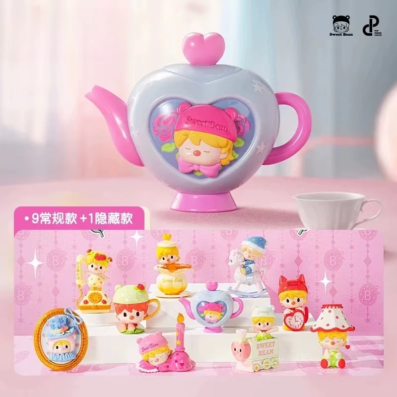 【拆盒】小甜豆爱心下午茶系列潮玩盲盒手办