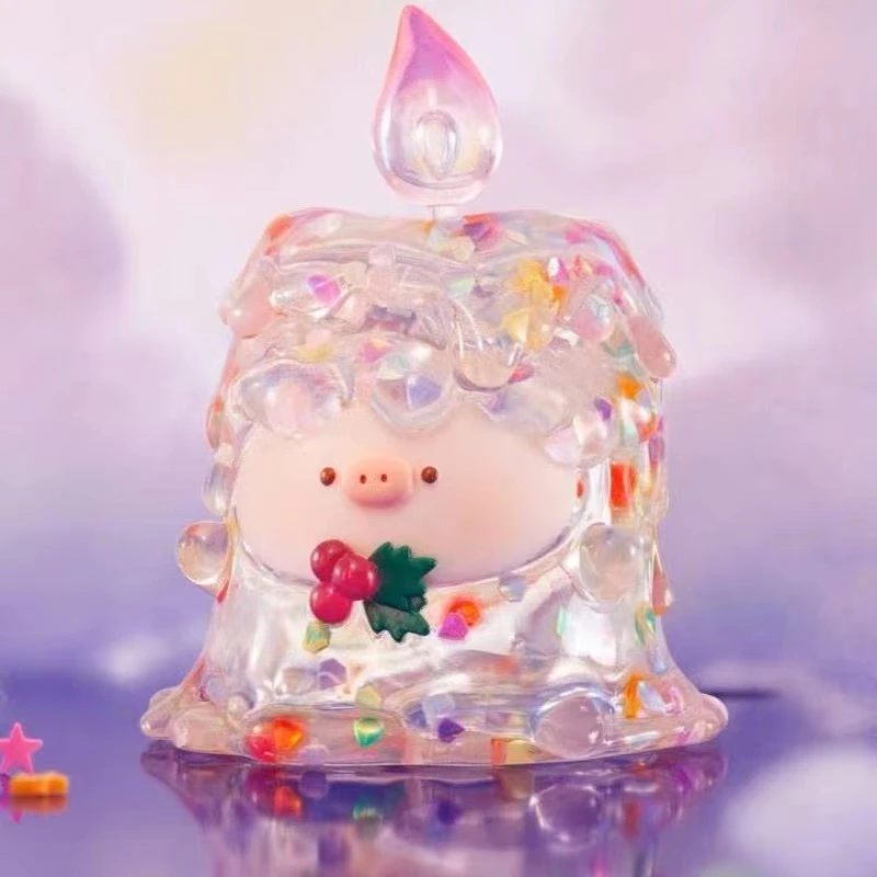 【拆盒】甜宝小猪星愿蜡烛系列盲盒潮玩手办
