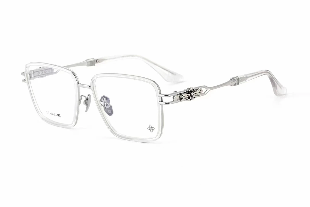 纯钛系列高品质网红眼镜架ins复古超轻潮流眼镜框方框大框透明