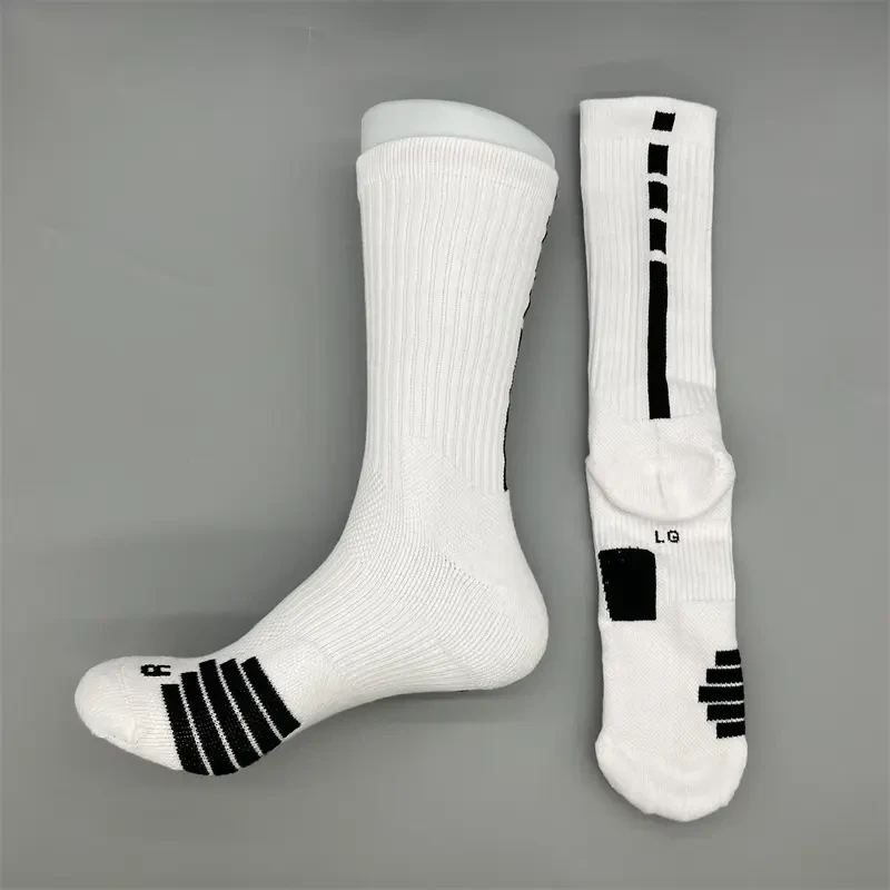篮球袜男长筒毛巾底中筒加厚长筒袜子实战训练袜精英运动高帮高筒