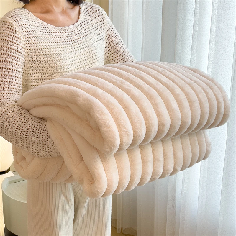 一毯两用绒毛毯沙发毯子小毛毯被冬季加厚盖毯办公室午睡毯珊瑚绒