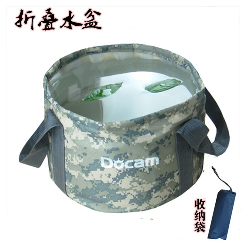 折叠水盆便携多用旅行加厚折叠盆耐用洗脚脸手菜水盆折叠泡脚袋桶