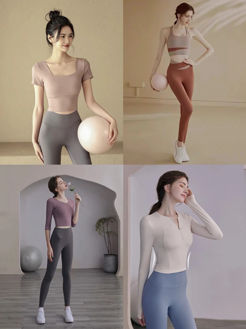 2023年新款瑜伽服显瘦高腰遮肉户外瑜伽