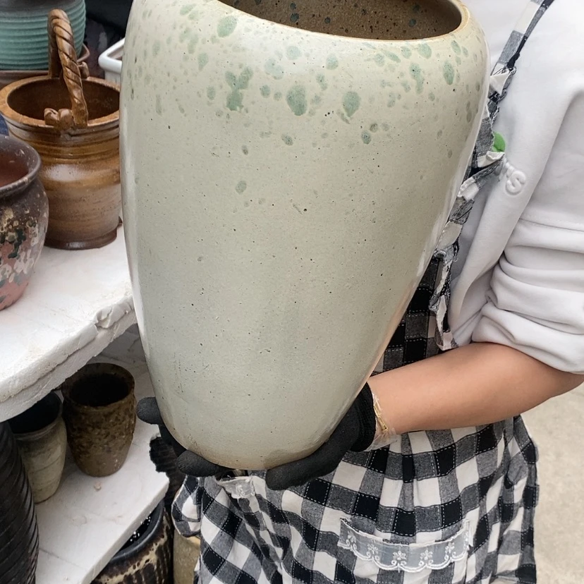 【闪购商品】紫砂花盆瑕疵口17高32瑕疵