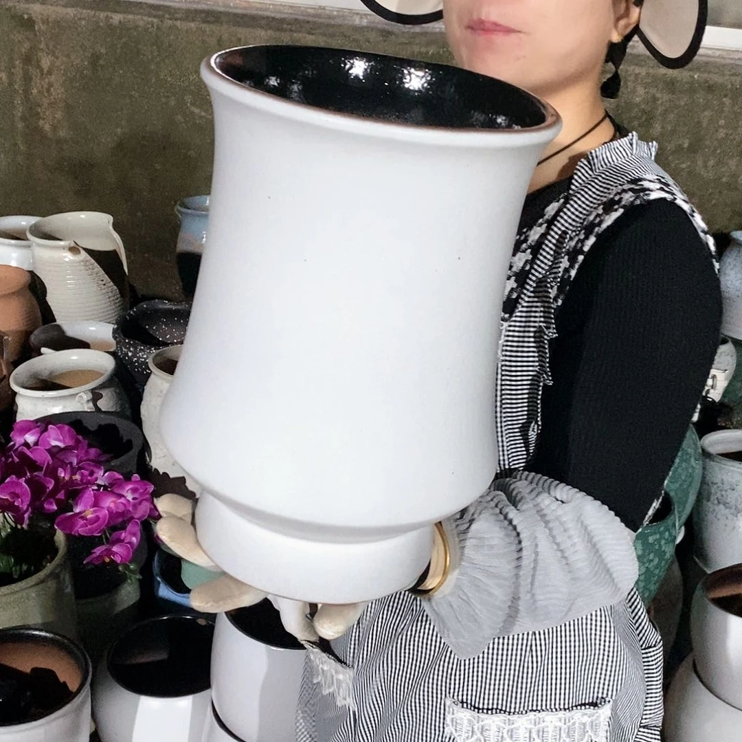 紫砂花盆正品口20高31