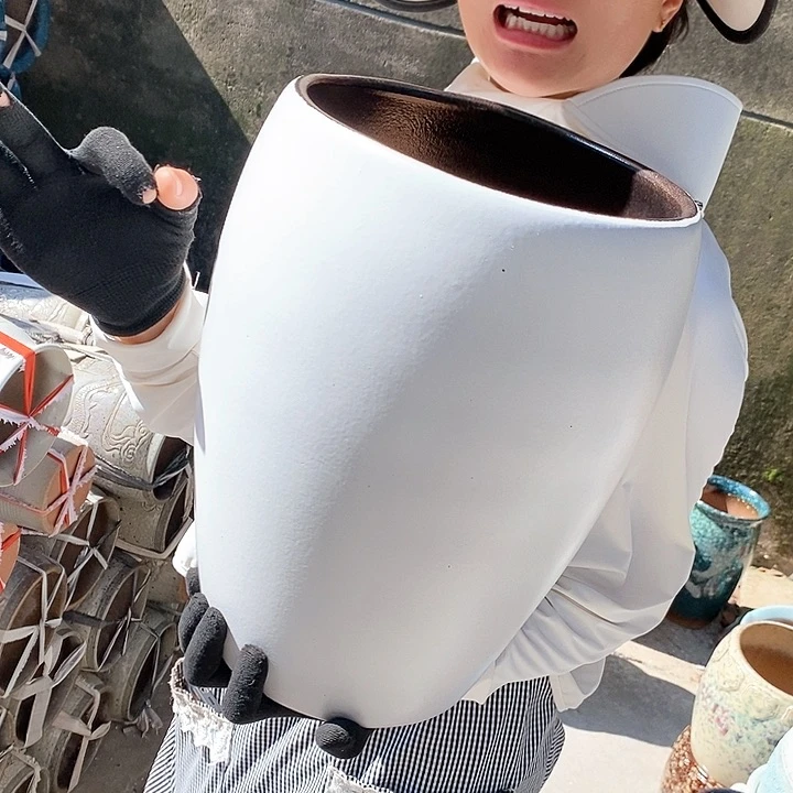 紫砂花盆正品口23高33