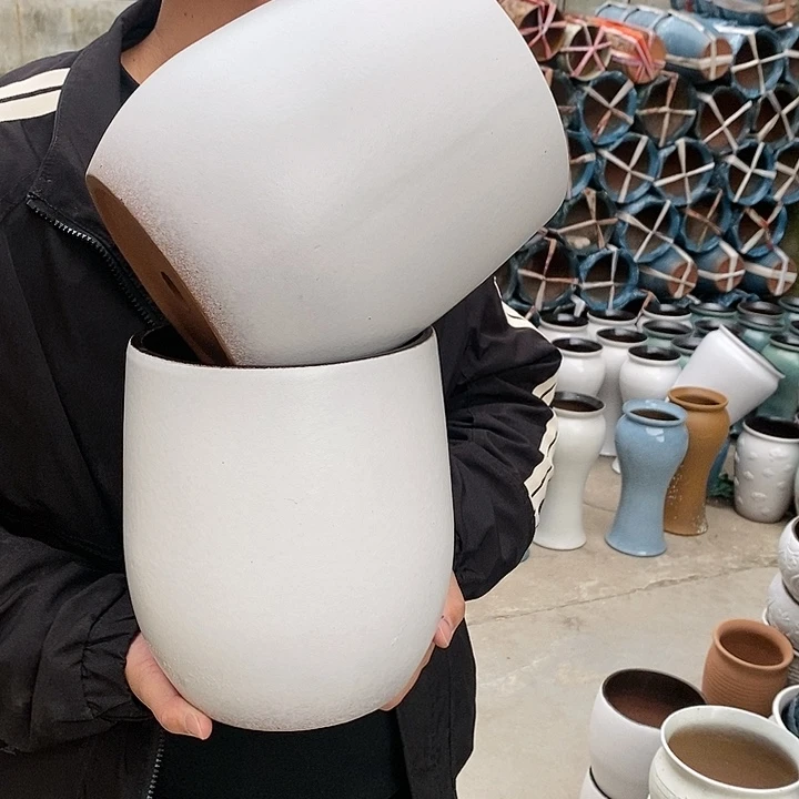 紫砂花盆正品口17高22
