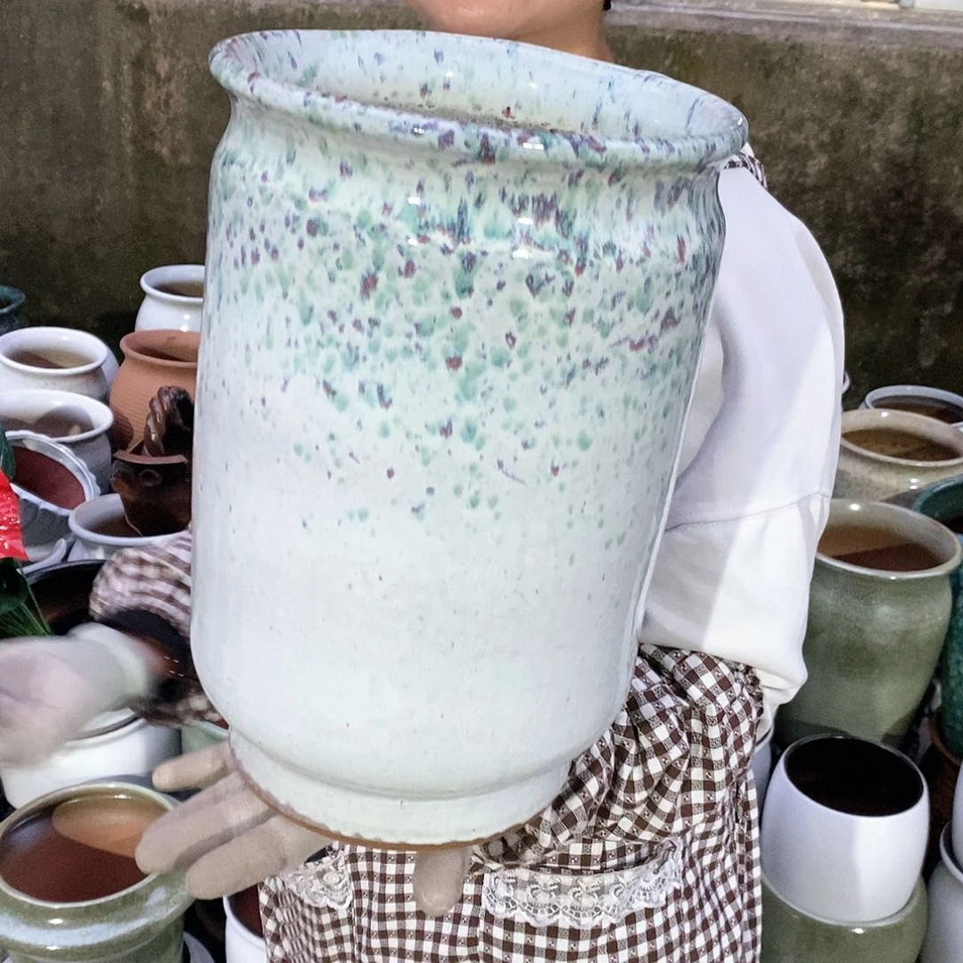 紫砂花盆正品口20高32