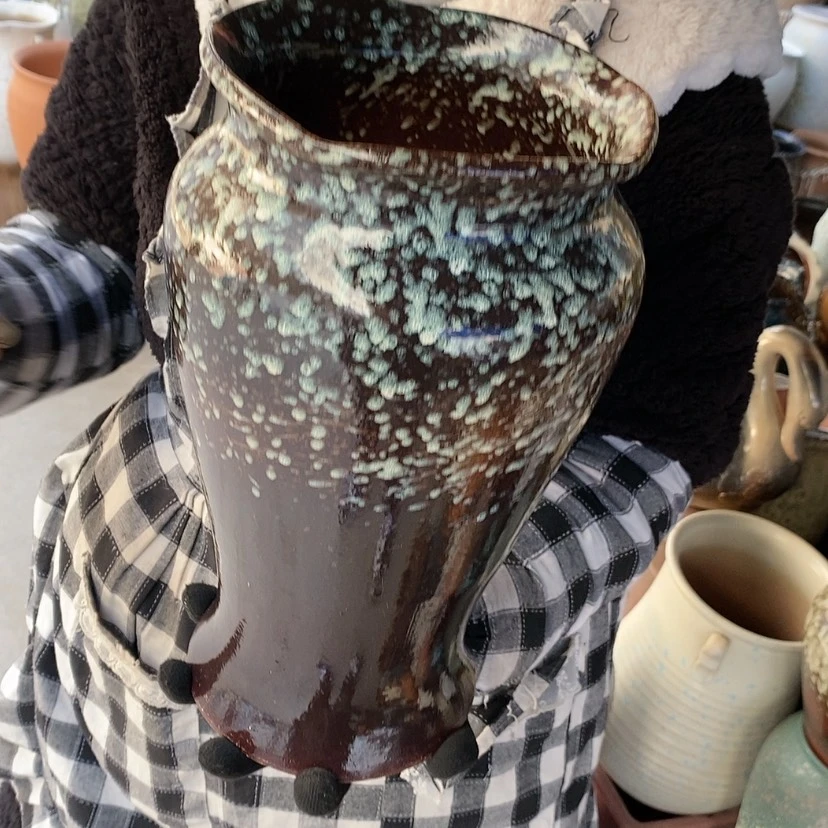 【闪购商品】紫砂花盆口17高30