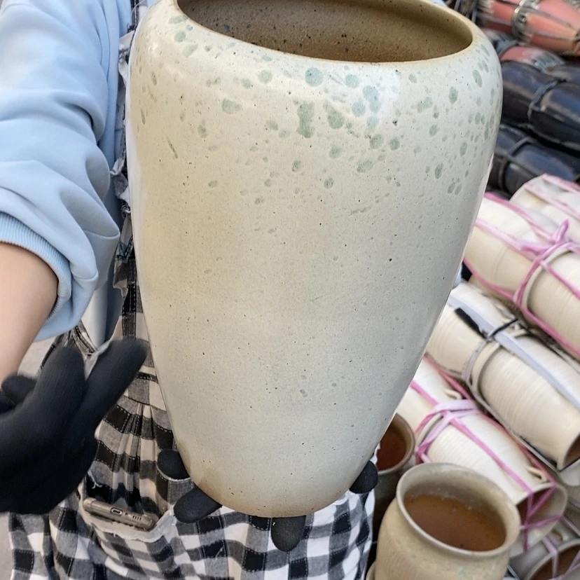 【闪购商品】紫砂花盆瑕疵口17高32瑕疵