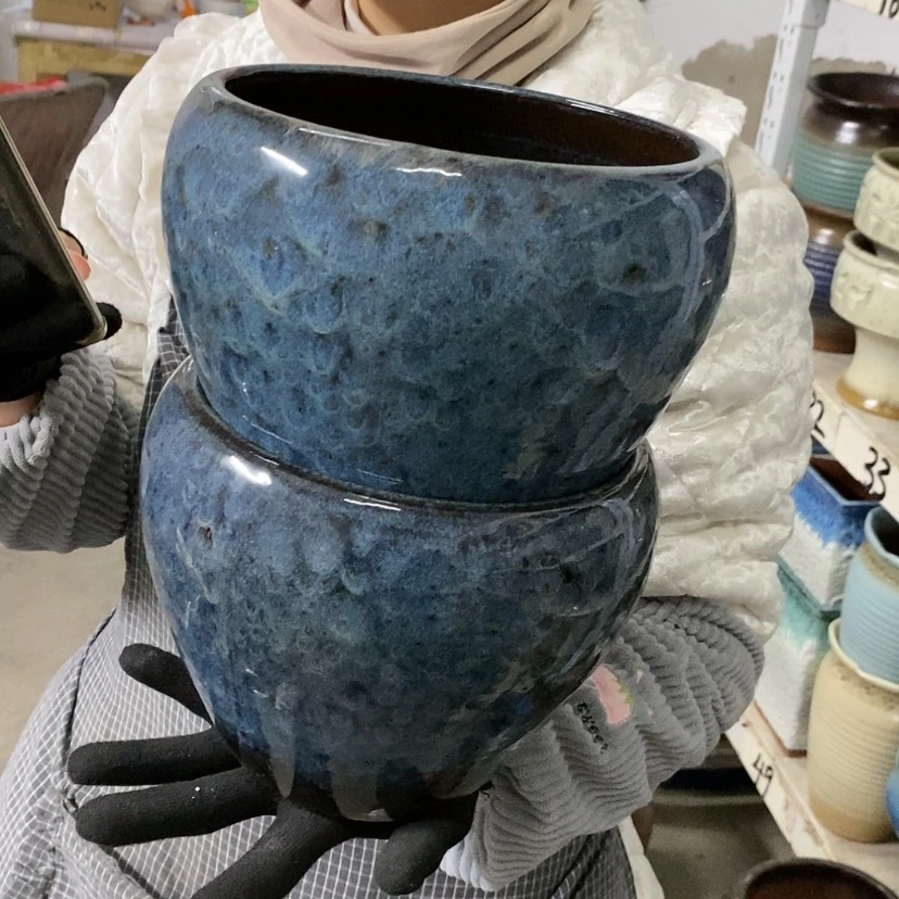 【闪购商品】紫砂花盆瑕疵口18高16瑕疵