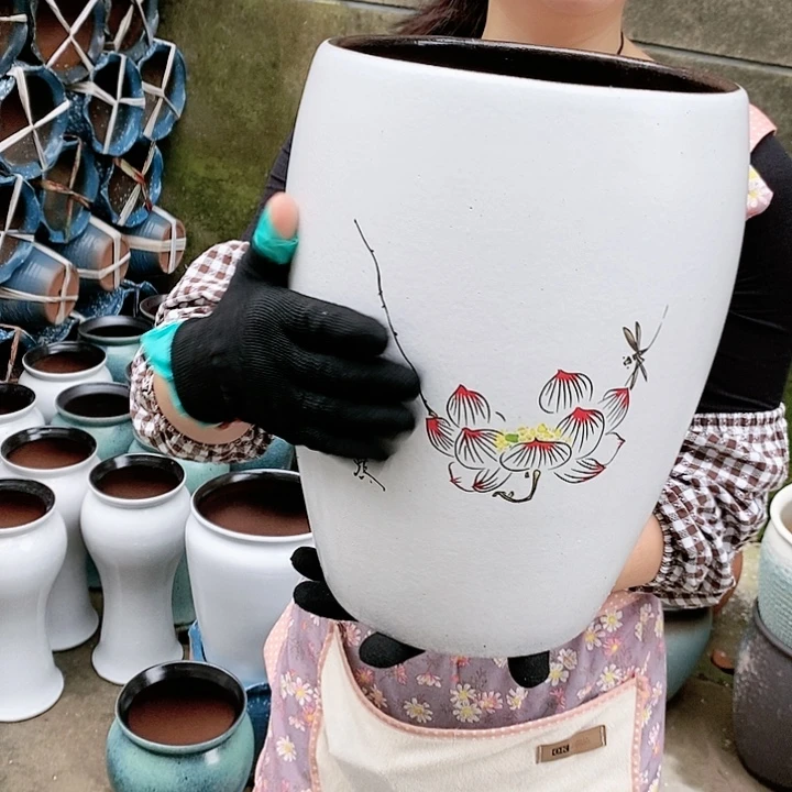 紫砂花盆正品口23高33