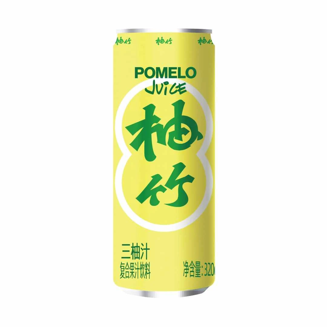 柚竹三柚汁复合果汁饮料拉罐320g