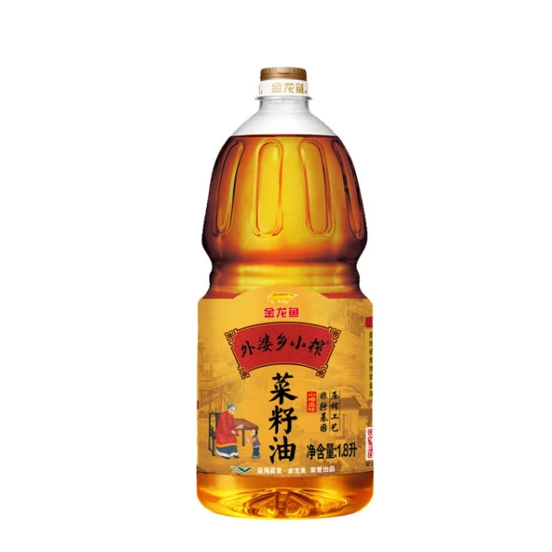 金龙鱼外婆乡小榨菜籽油(非转基因)1.8L