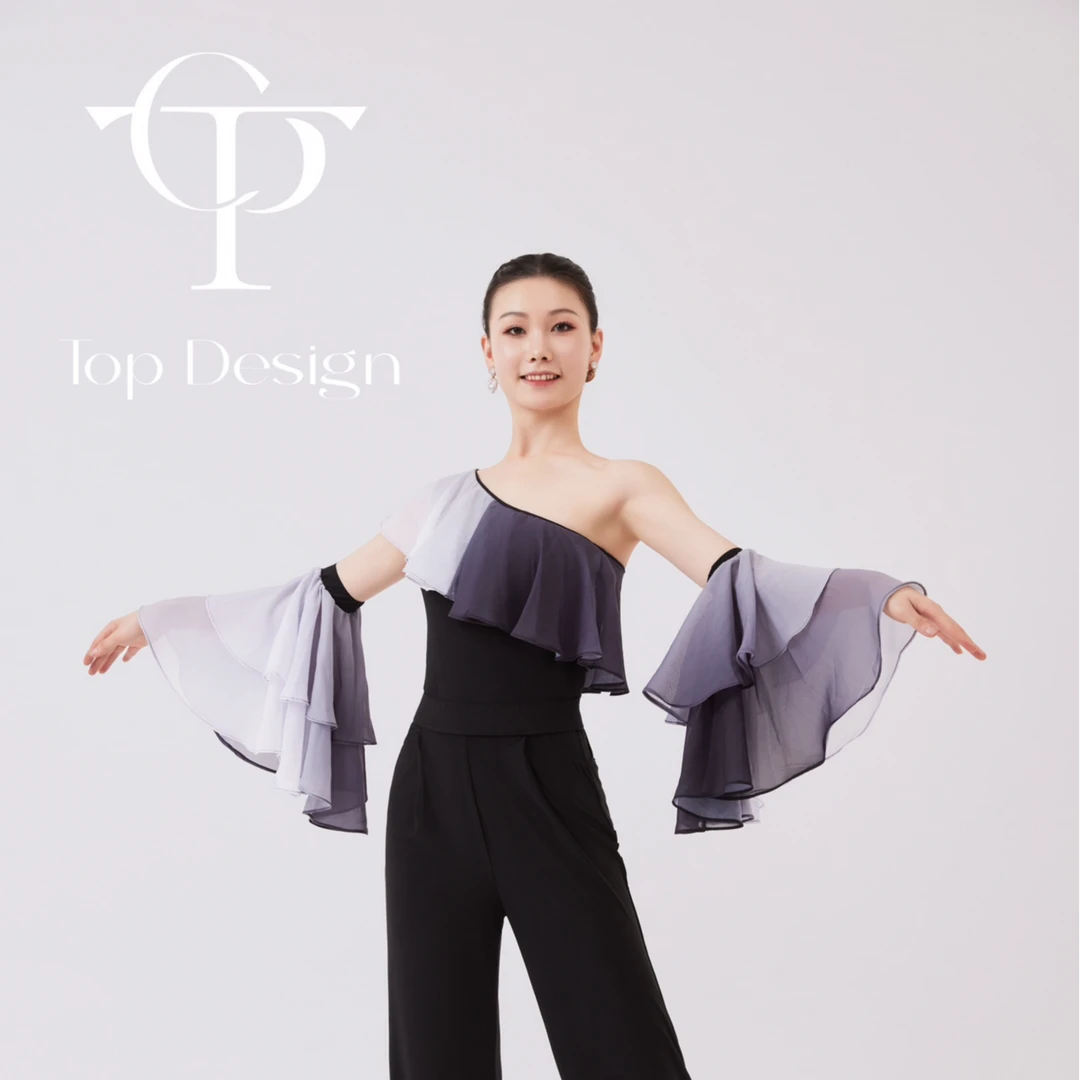 TOP Design ~~Sicilia~~优雅气质摩登舞上衣