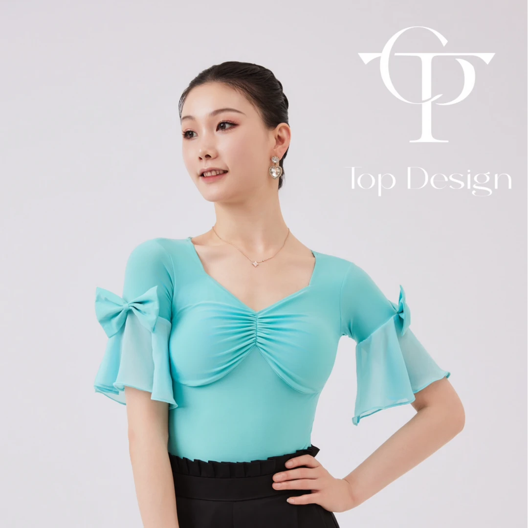TOP Design ~~美少女~~优雅气质摩登舞上衣