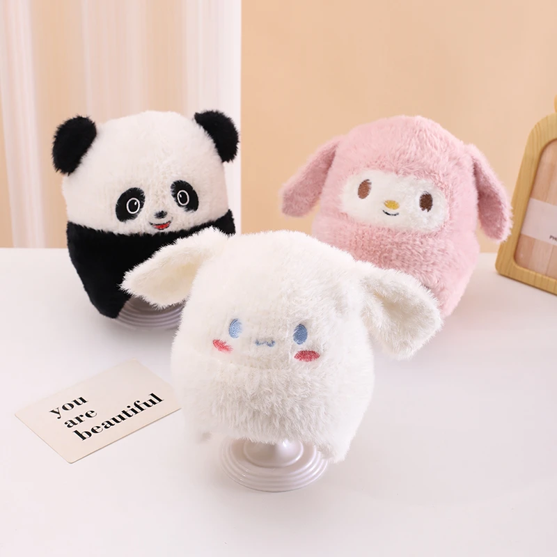 婴儿冬天帽子婴幼儿护耳帽可爱卡通男女宝宝套头帽加绒加厚保暖帽