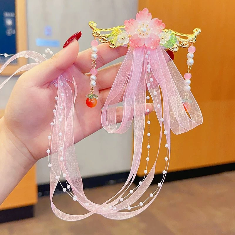 发夹复古小女孩中国风古风夹子可爱配饰仙气饰品女童儿童超仙发卡