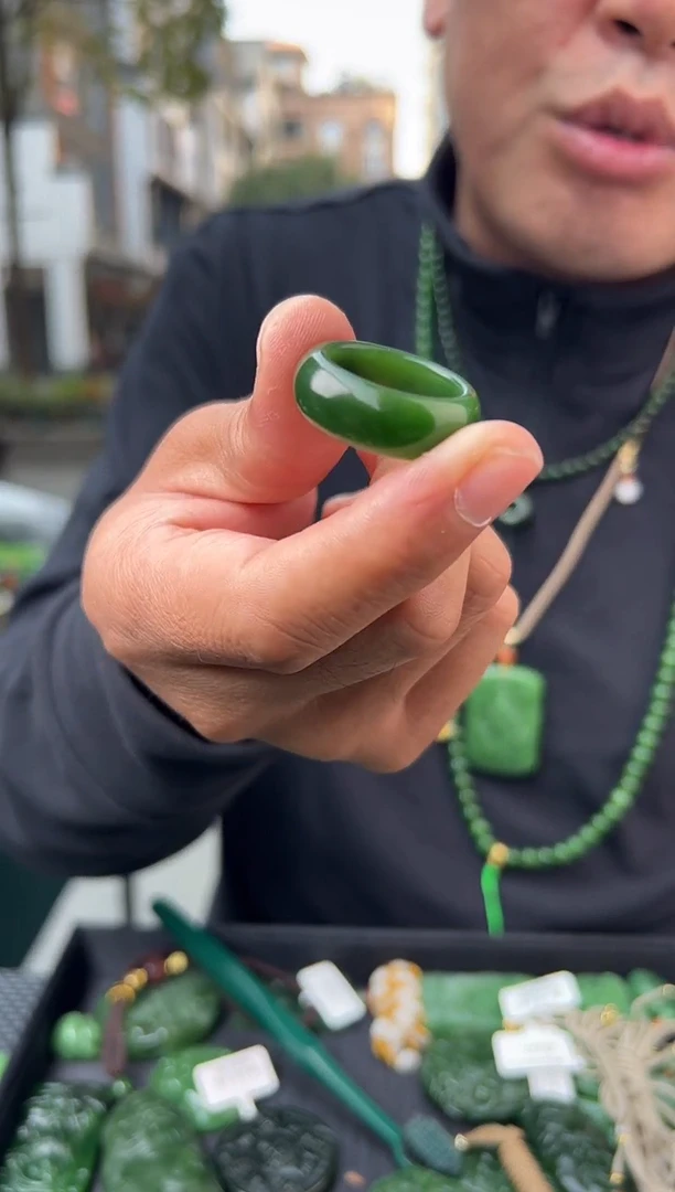 【闪购商品】和田玉戒圈未镶嵌内径约21