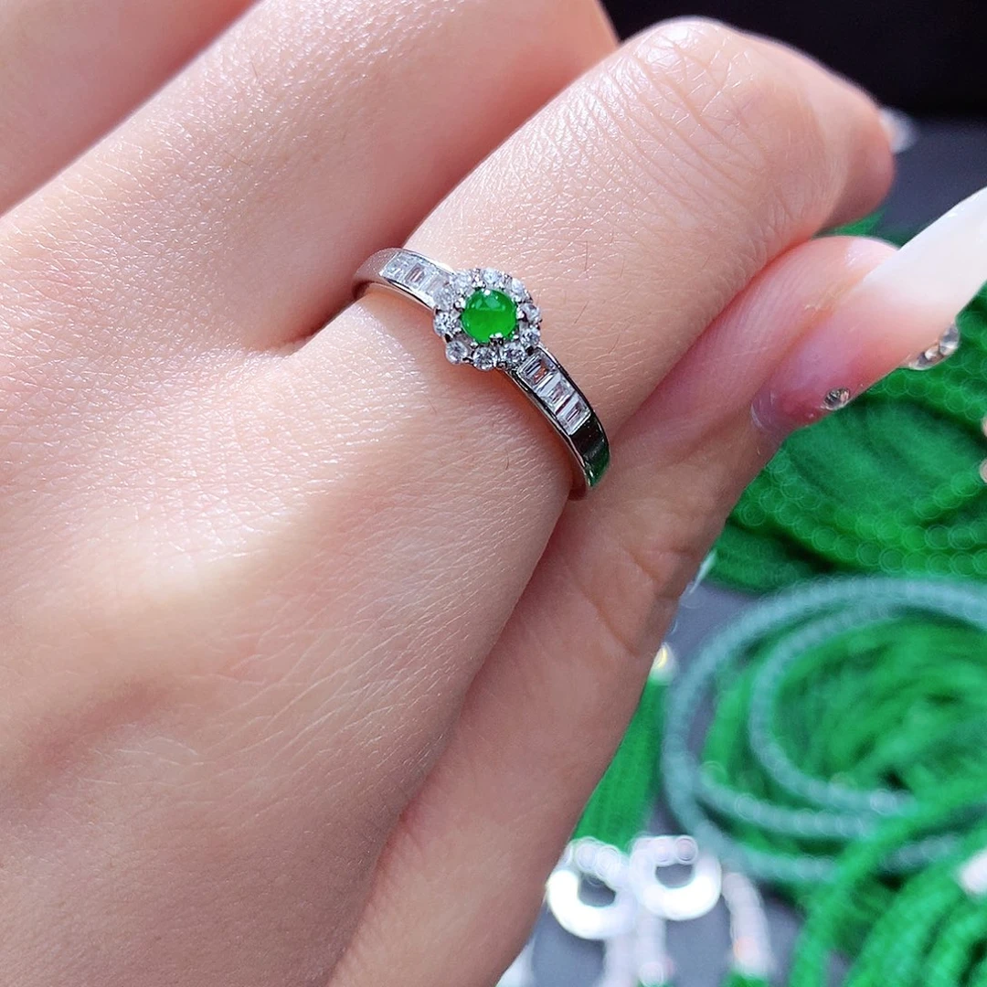 翡翠手链未镶嵌无