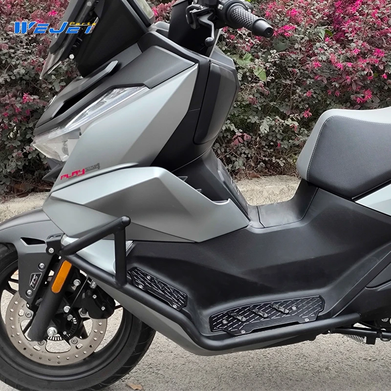 伟杰WEJET适用无极SR250GT改装保险杠不锈钢脚踏车身排气防摔杠