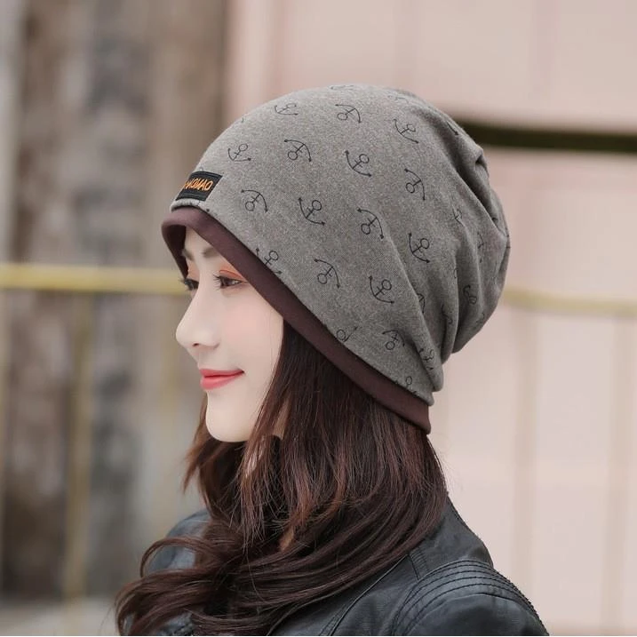 睡觉空调房防吹专用帽女士晚上睡觉戴的帽子化疗后光头帽坐月子帽