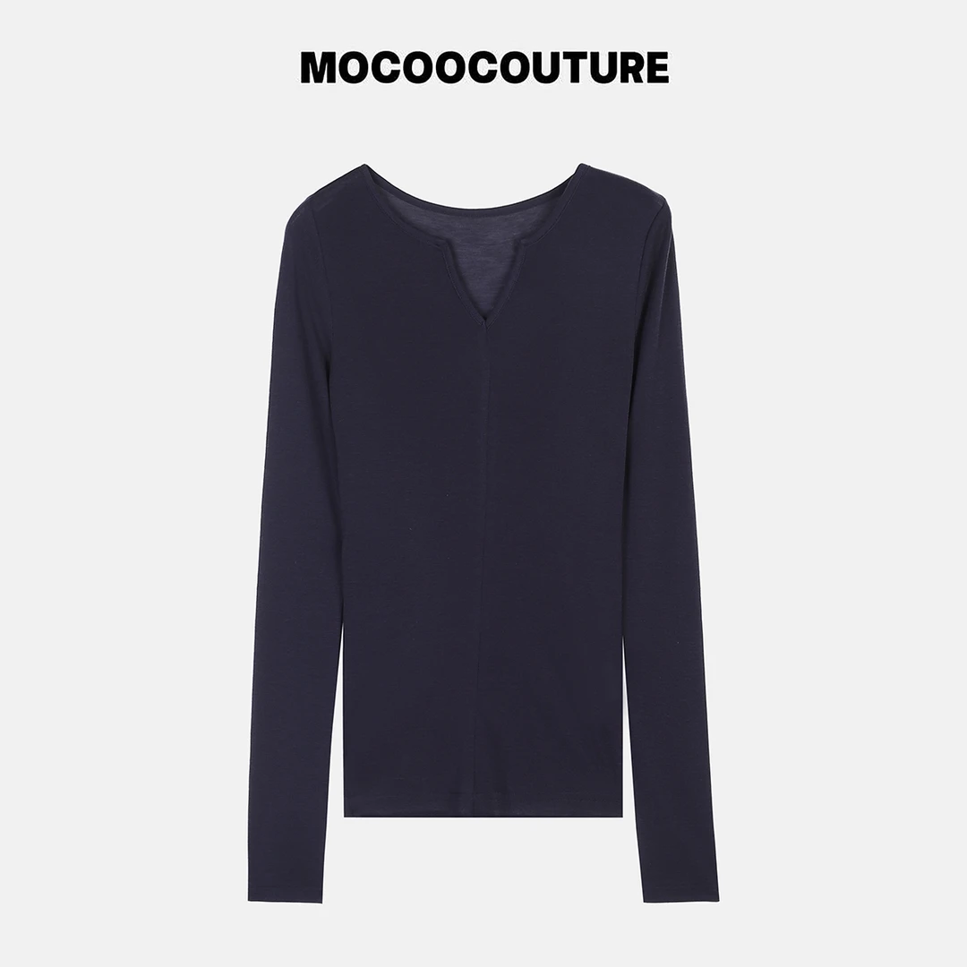 定染色 天si修身 打底衫 26110