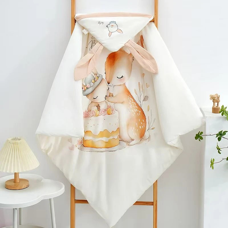 【贝瑞拉750克蚕丝包被】100*100婴儿精梳蚕丝产房包被抑菌柔软