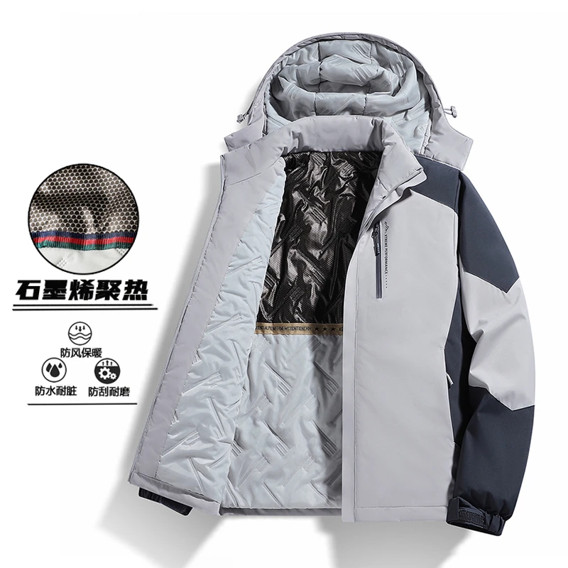 Harbe Wolfstan/悍爪狼秋冬新款情侣i潮流百搭立领保暖棉服