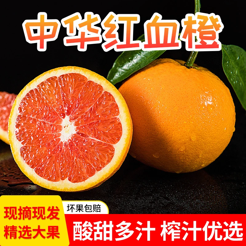 正宗秭归中华红血橙当季新鲜水果5斤
