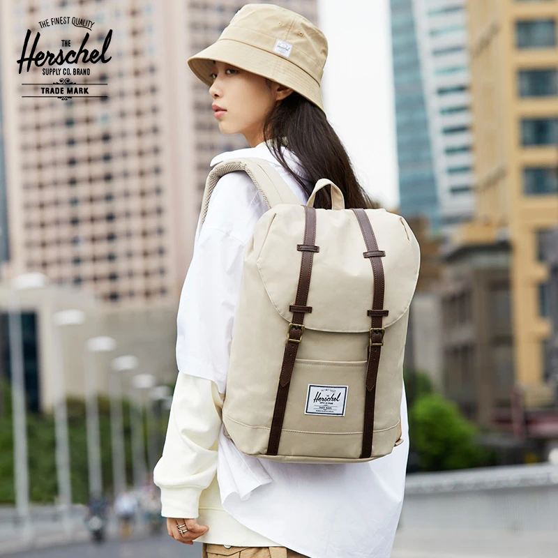 Herschel【带有灵感】赫行 Retreat19.5L双肩男女潮牌大容量包10066