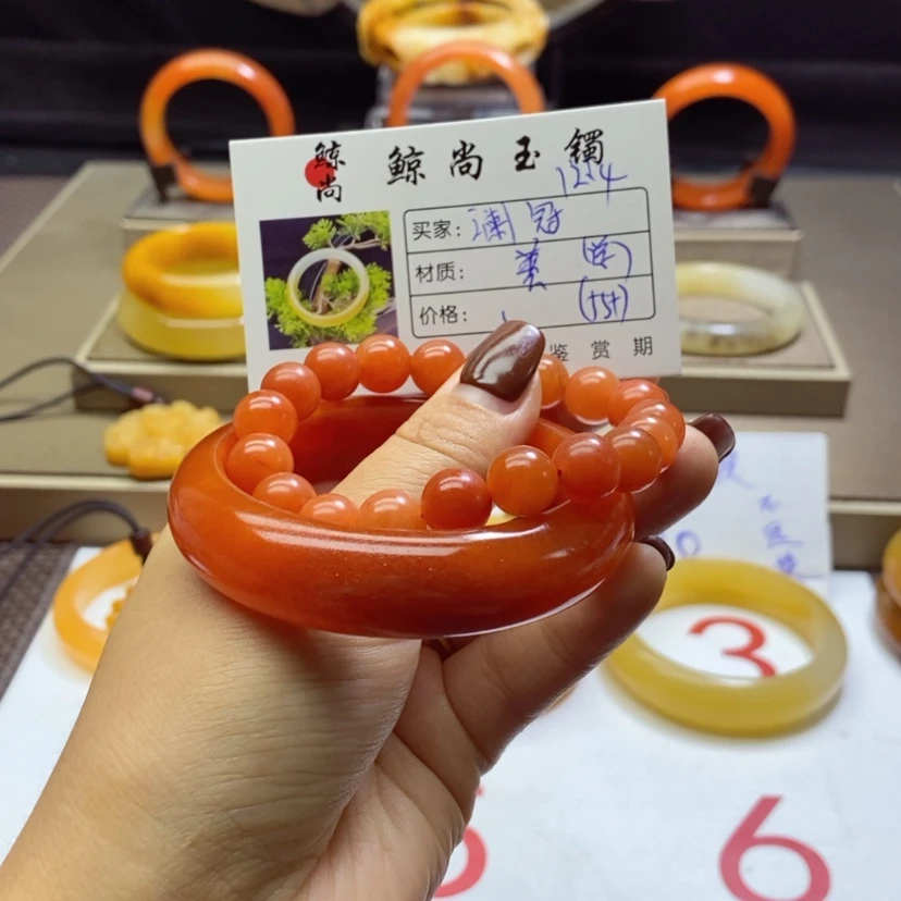 【闪购商品】石英质玉（黄龙玉）手镯送手链未镶嵌澜****盟