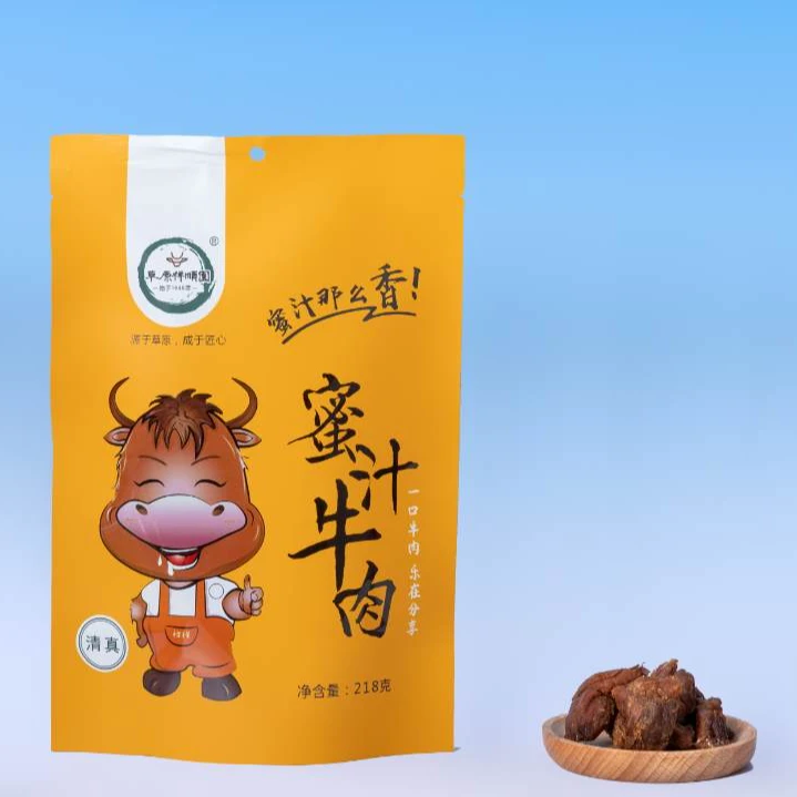 内蒙特产草原祥顺园蜜汁牛肉独立辣味原味豪华麻辣丰富