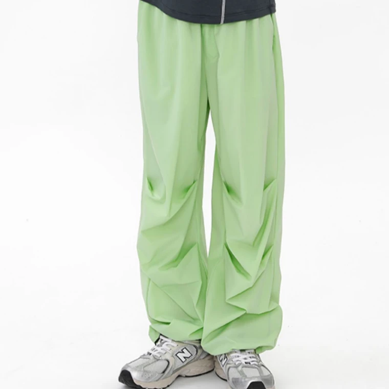 纳桔童装 儿童冰感超薄速干弹力尼龙机能工装裤男女童降落伞裤