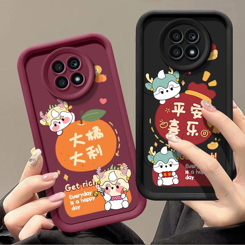 平安喜乐适用荣耀x20手机壳NTN-TN20卡通文字男硅胶女个性软壳全