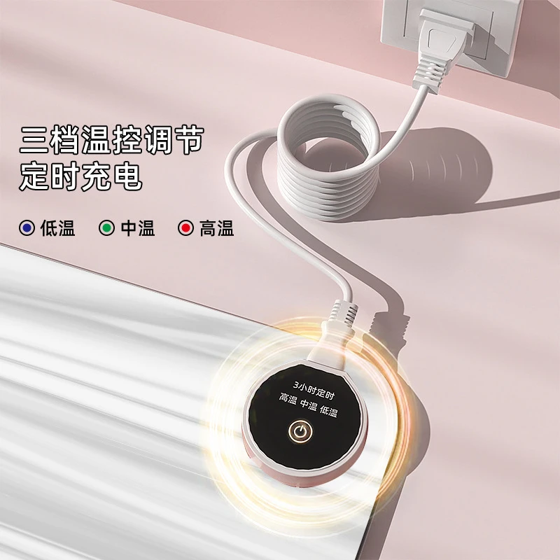 INS风简约风格纯色皮质加热无异味多功能冬季办公午睡温暖暖桌垫