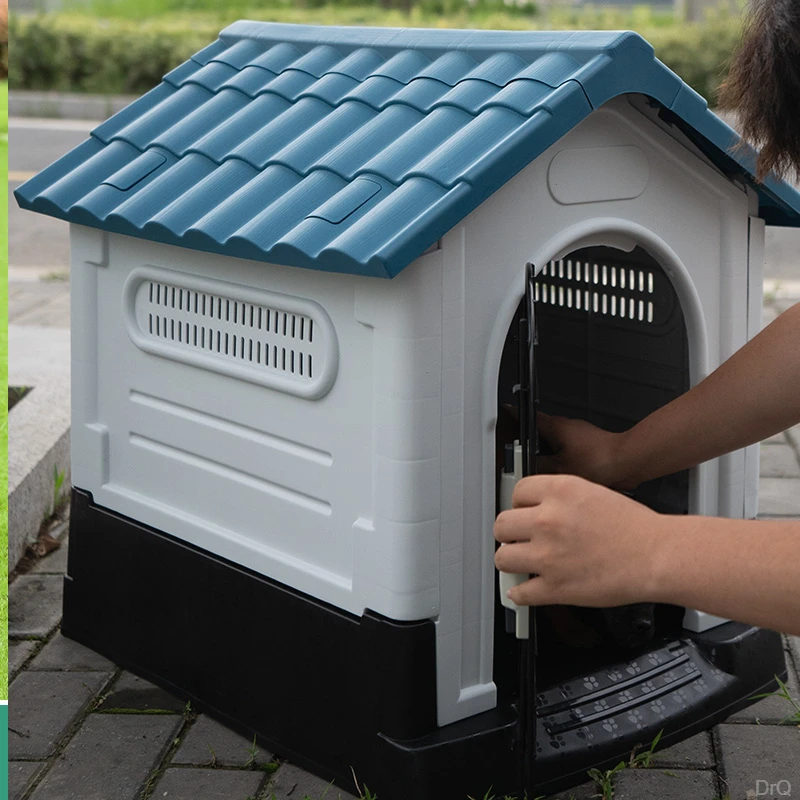 室外狗窝房子型冬季保暖户外狗屋四季通用大型犬狗笼猫窝别墅防雨