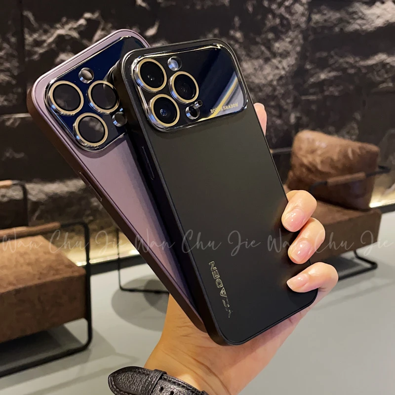 【适用苹果】新款防摔大视窗磨砂男女款手机壳iPhone14//13/12/11
