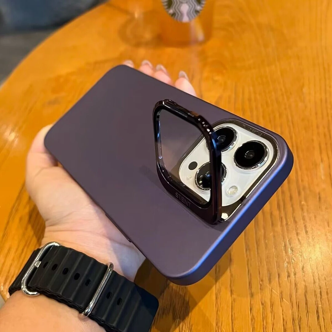 苹果14iPhone13磁吸14pro潮牌简约max大孔镜头翻盖防摔手机壳高档