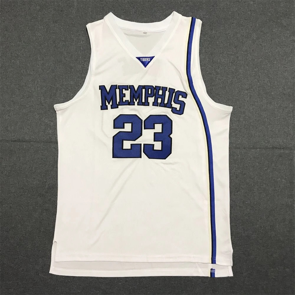 【NCAA球服】孟菲斯大学罗斯23号篮球服美式刺绣休闲运动背心训练服