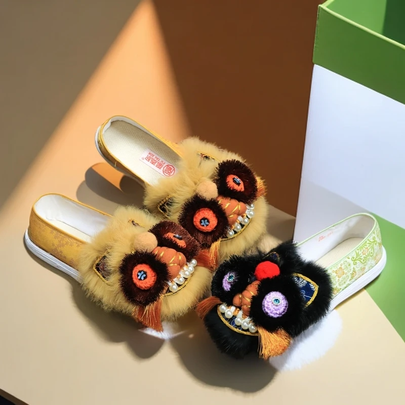 福泰欣【千层底】老北京新中式虎头鞋千层底布鞋舒适国风时尚防滑