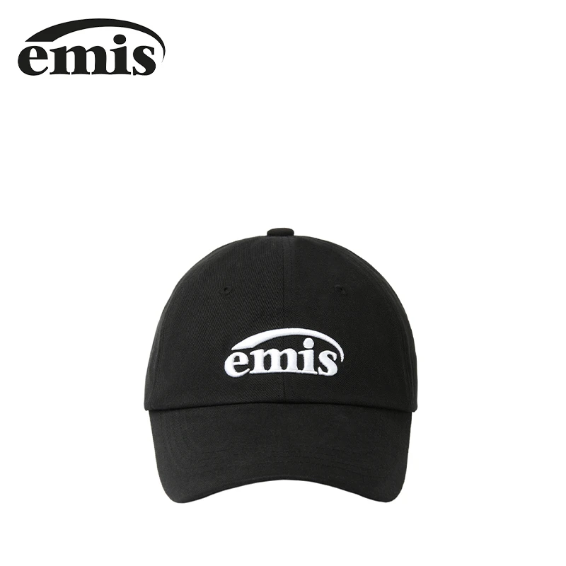emis帽子新标经典棒球帽朴成勋景甜赵露思同款黑色鸭舌帽软顶百搭