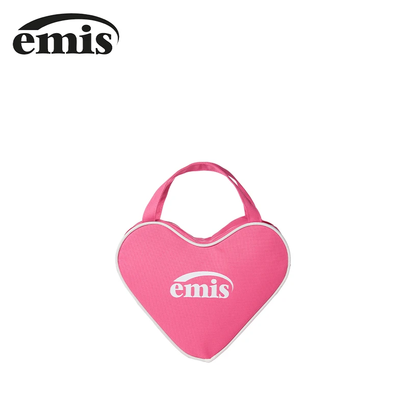 emis包包心形托特包女爱心包粉色可爱手提包通勤时尚百搭高级感